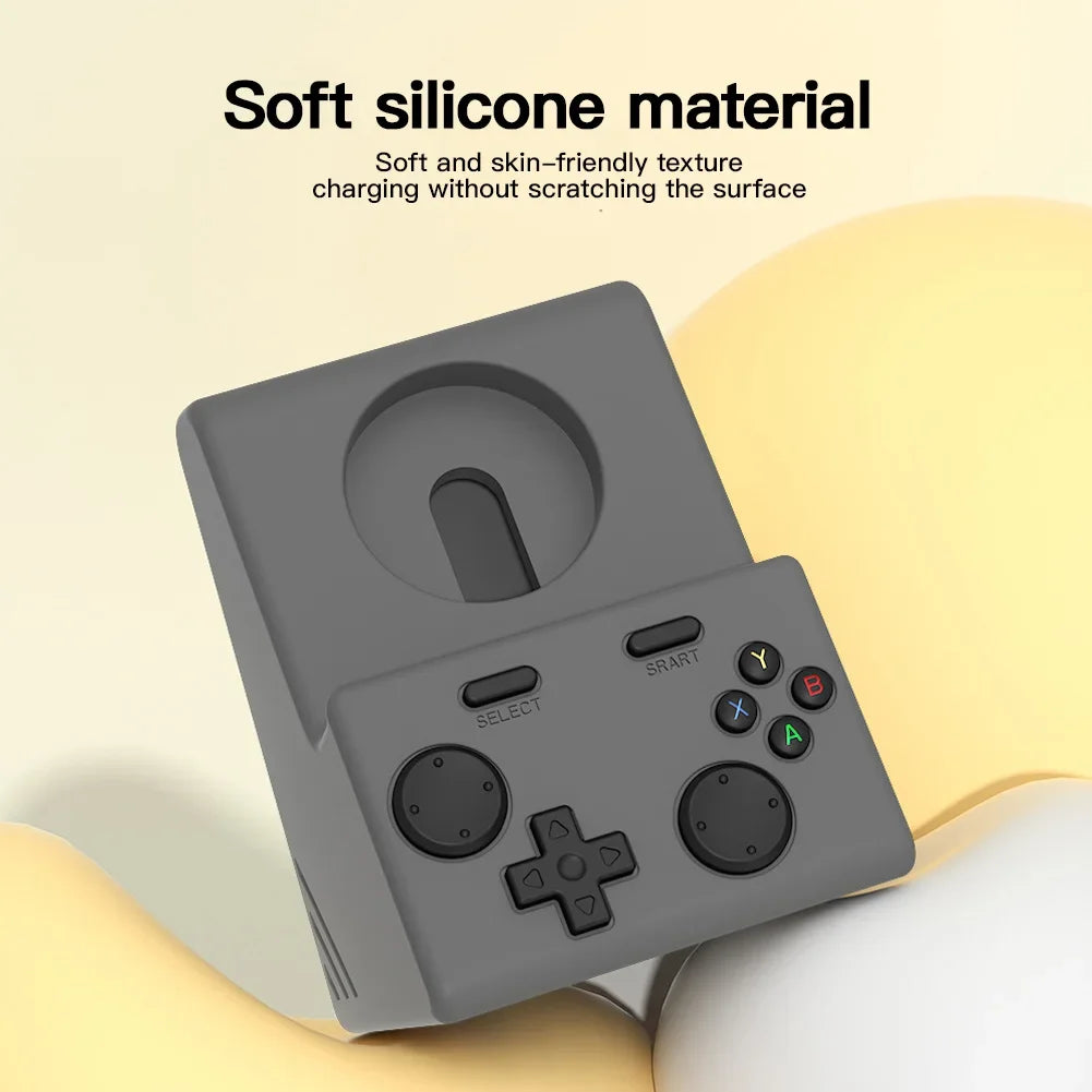 Game Console Silicone Apple Watch Charger Stand & Cable Organizer