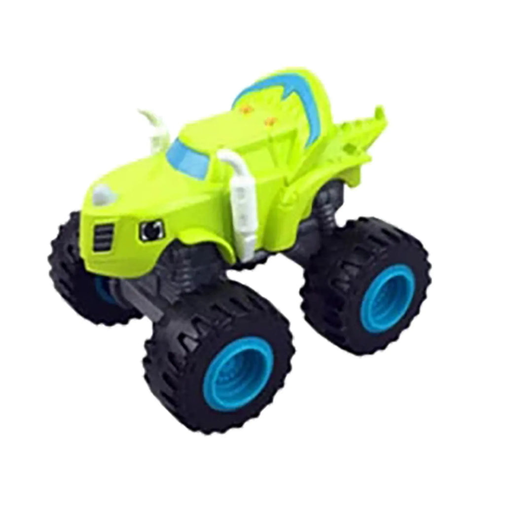 Classic Blaze Cars Model Inertia Diecast Vehicles Racing Figure Blaze Toys for Children Monsters Truck Machines Car Toy Kids Oasis Select Green