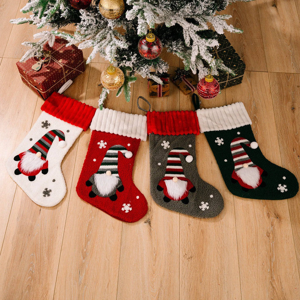 New Christmas decorations Rudolph Christmas socks No face doll gift bag cartoon Christmas socks Oasis Select