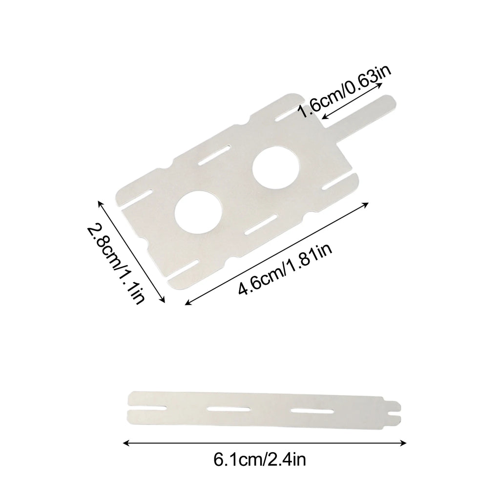 30PCS Lithium Battery Nickel Sheet Polygonal Battery Plating Nickle Sheet For Spot Welding Nickel Plates Oasis Select