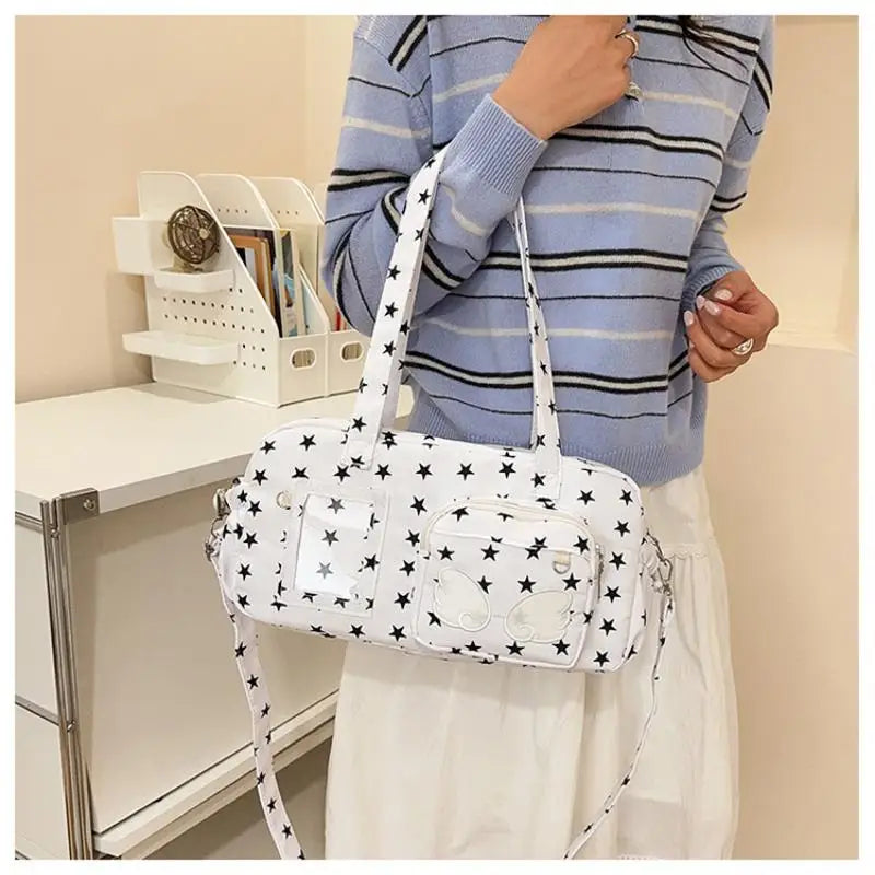New Design Jk Bapa Large Capaci Single Oulder Crossbody Bag For Women Casual Pure Color Leisure Youth Bag Handbag Tote Bags Oasis Select