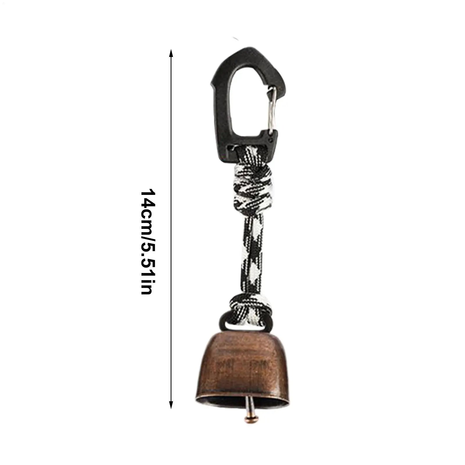 Bear Bells Bear Scare Gear with Keychain Iron Outdoor Bell for Backpacking Camping Walking Biking Climbing Wilderness Trail Oasis Select