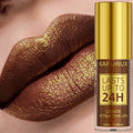 KAFURUX Glitter Metallic Lip Gloss – 14 Colors Long-Lasting