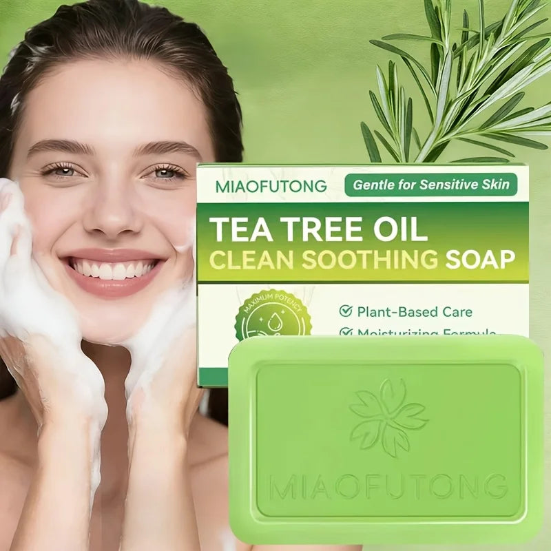 Tea Tree Essential Oil Handmade Soap, Gentle and Clean for Face Washing and Bathing, Full Body Bathing Oasis Select Default Title