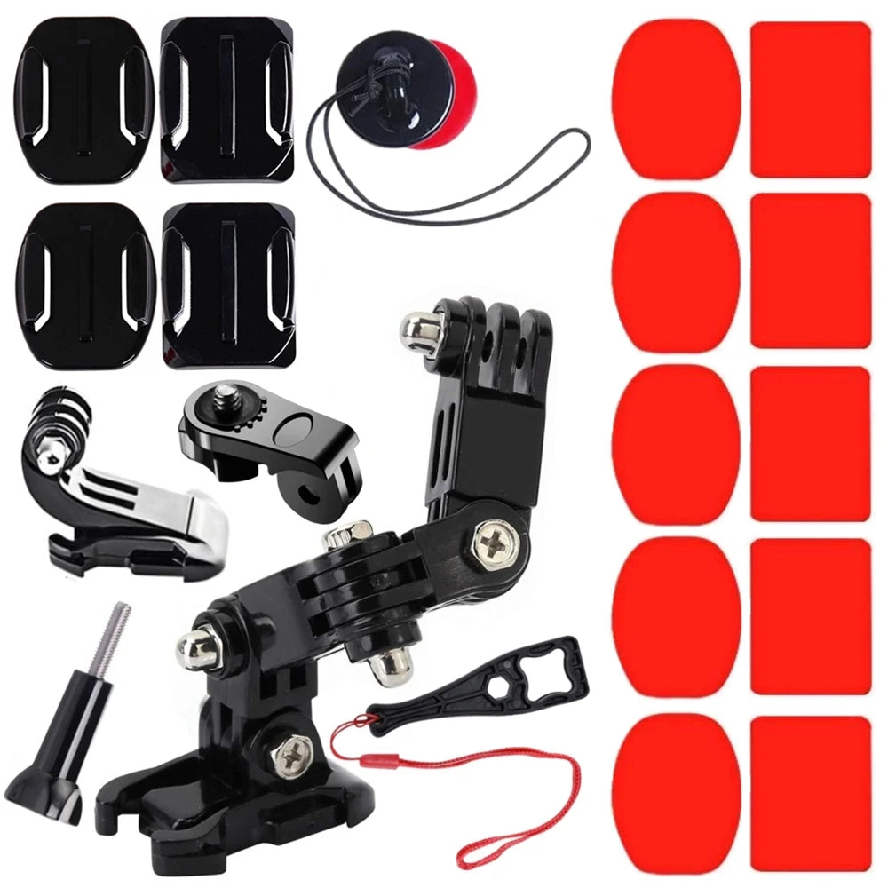Motorcycle Helmet Chin Mount Kit for GoPro & Action Cameras