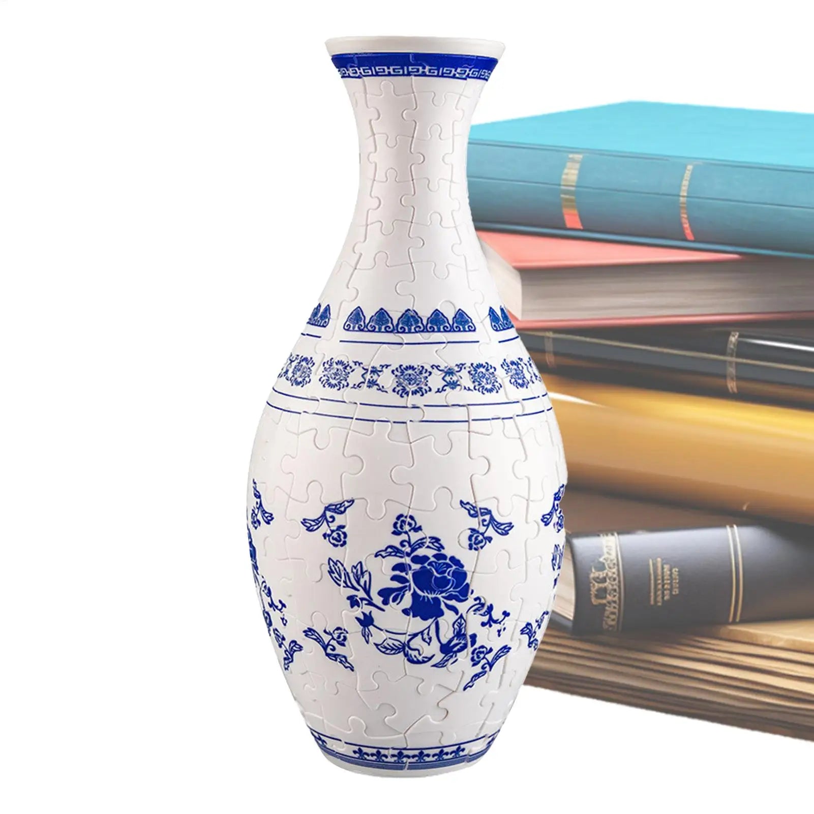 3D Vase Puzzle Puzzle Vase Jigsaw Puzzle Planter Flower Vase Puzzle Made By 160 Curved Puzzle For flower arranging decoration Oasis Select