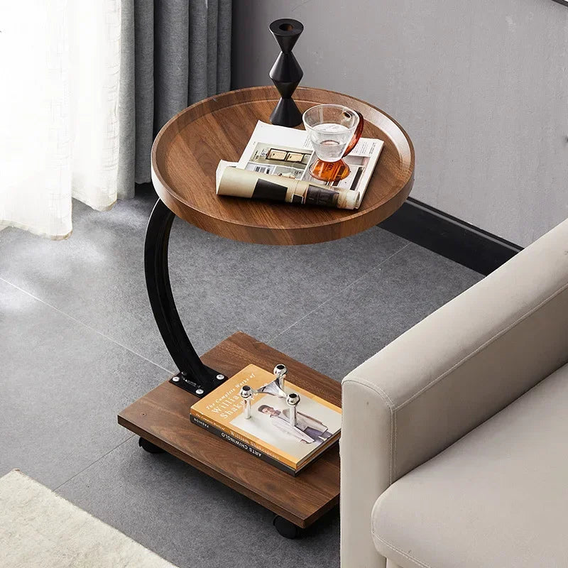 Multi-functional Sofa side table removable mini small coffee table small table with wheels sturdy and durable Oasis Select