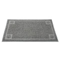 Dog Bowl Mat for Cat and Dog Bowls Silicone Non-Slip Absorbent Waterproof Dog Food Mat Easy to Clean Unique Paw Design Oasis Select Light Grey S 60X40CM
