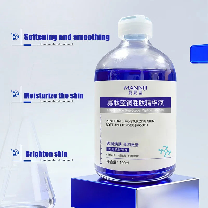 SADOER Blue Copper Peptide Face Serum 100ml | Anti-Aging