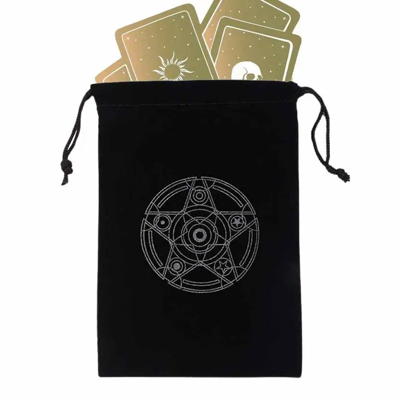 Tarot Card Holder Pouch Tarot Card Storage Special Bag Mysterious Black Magic Themed Tarot Card Holder Tarot Card Bags Gift Bag Oasis Select
