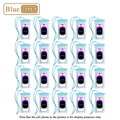 1-20PCS High Transparency Waterproof Phone Pouch with Air Cushion Floating Touch Screen Compatible for Swimming Rafting Beach Oasis Select Blue-20PCS