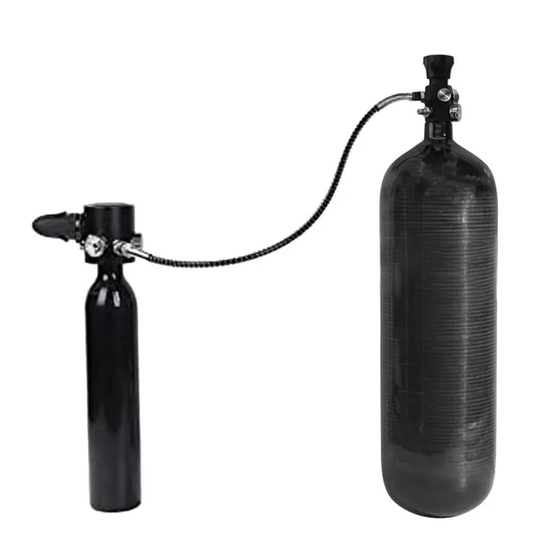 LIKE WISH Full Spring Double Gauge Valve Tank Dual Gauge Charging Valve With 50Cm High Pressure Hose Oasis Select