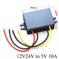 DC 12V 24V to 5V 12V to 5V 1A 3A 5A 8A 10A 5 Volts Voltage Reducer Step-down Module Power Converter Buck Voltage Converter Oasis Select 12V24V to 5V 10A 12V24 5V