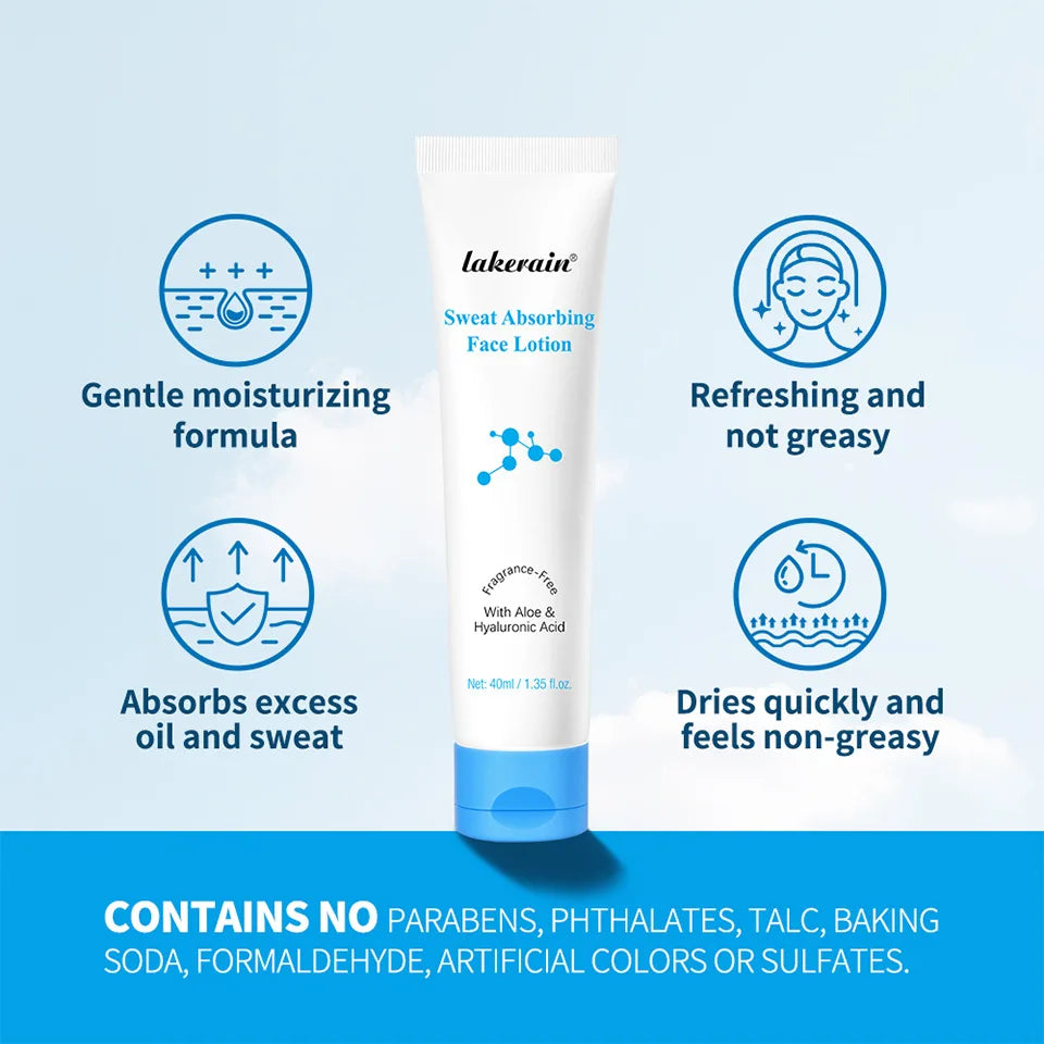 40mlOil Control Sweat Absorbing Primer Lotion, Refreshing Non-Greasy Natural Face Makeup Base Oasis Select
