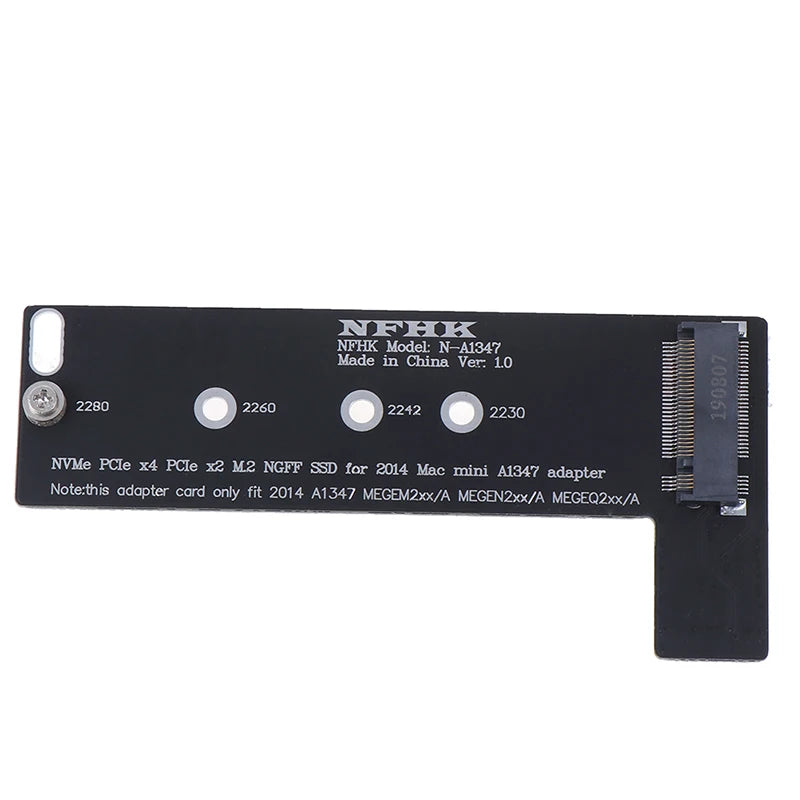 New Sale PCI-Ex4 M.2 NGFF NVME AHCI SSD converter card adapter for 2014macbook mini A1347 Oasis Select