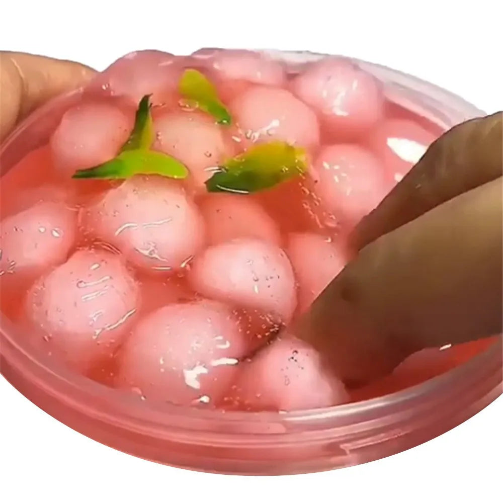 Peach Scented Cloud Slime – Color Mixing Stress Relief Putty Toy Sensory Slime Toy Oasis Select