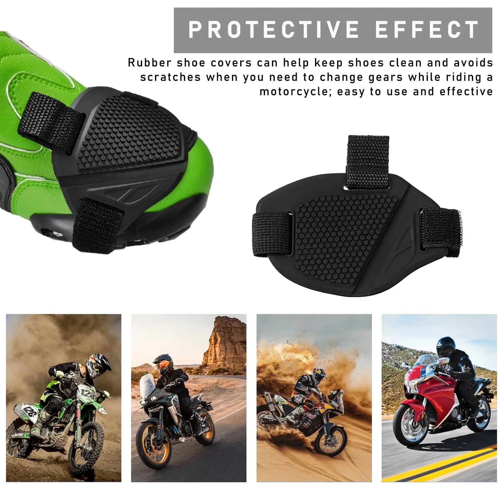 Motorcycle Gear Shift Pad TPU Boot Protector Cover | Universal