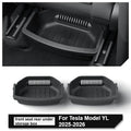 TPE Under Seat Storage Box Drawer For Tesla 2026 Model YL 6-Seat Front Rear Seat Lower Organizer Tray Car Interior Accessories Oasis Select 2PCS For MYL Rear