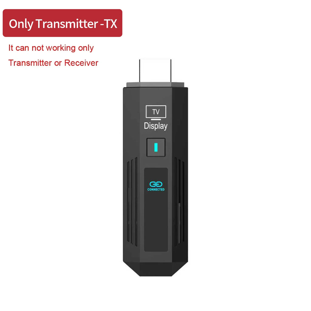 1080P 50M Wireless HDMI-Compatible Video Audio Transmitter Receiver Extender Display Adapter Dongle For TV Box Monitor Projector Oasis Select Only Receiver-RX