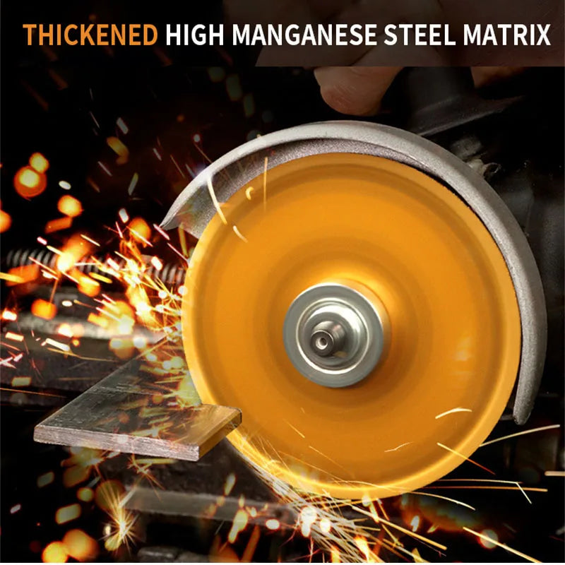 Diamond Saw Blade Metal Brazing Iron Rebar Stainless Steel Cutting Discs Set 100/115/125mm Angle Grinder Disk Cut Off Wheel Tool Oasis Select
