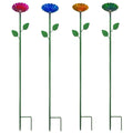 4Pcs Bee Water Feeder For Outdoor, Bird Feeder Freestanding Birdbath for Yard Patio Outdoors Garden Iron Pedestal Stake Oasis Select 4Pcs