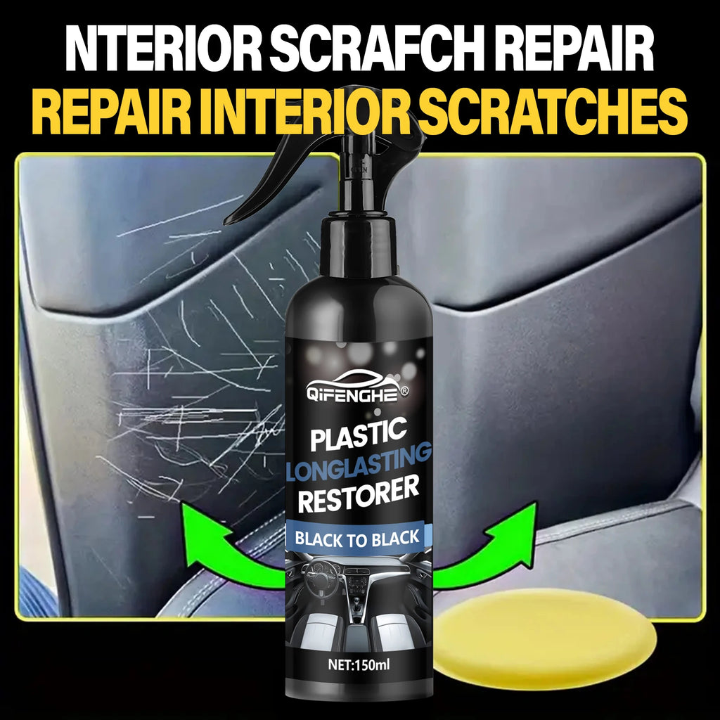 Car Plastic Restorer Coating – Refresh, Seal & Black Shine