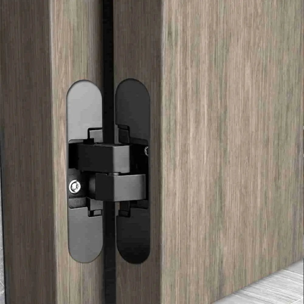 Stainless Steel Hardware Hidden Hinges invisible Loop Cross Door Hinge Furniture Supplies Window Accessories Oasis Select