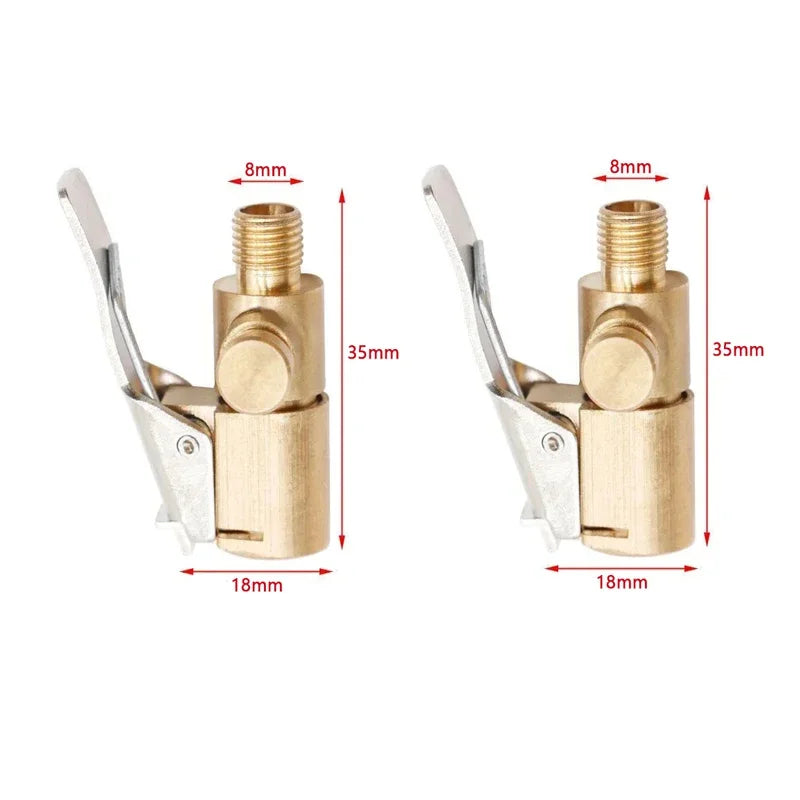 1/2/4pcs New Advanced Car Tire Air Chuck Inflator Pump Valve Connector Clip-on Adapter Car Tyre Wheel Valve For Inflatable Pump Oasis Select 2 Deflatable