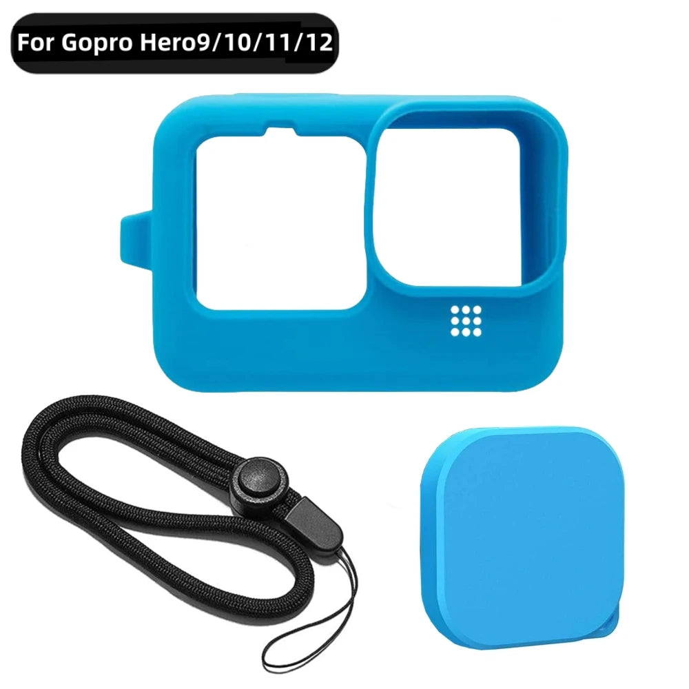 Silicone Case & Screen Protector for GoPro Hero 9 10 11 12