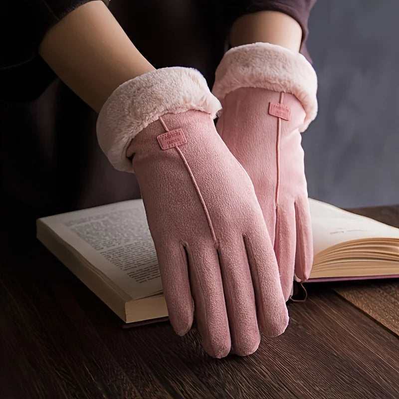 Women's Winter Warm Touchscreen Gloves Plush Lined Thick Outdoor Leisure Protection Oasis Select