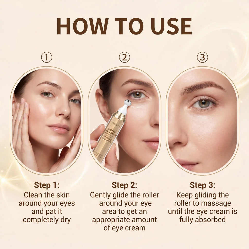 Caffeine Eye Cream Eye Cream Puffiness Dark Circles Fine Lines Firming Hydrating Niacinamide 5% Caffeine Smooth Skin Cream 20g Oasis Select
