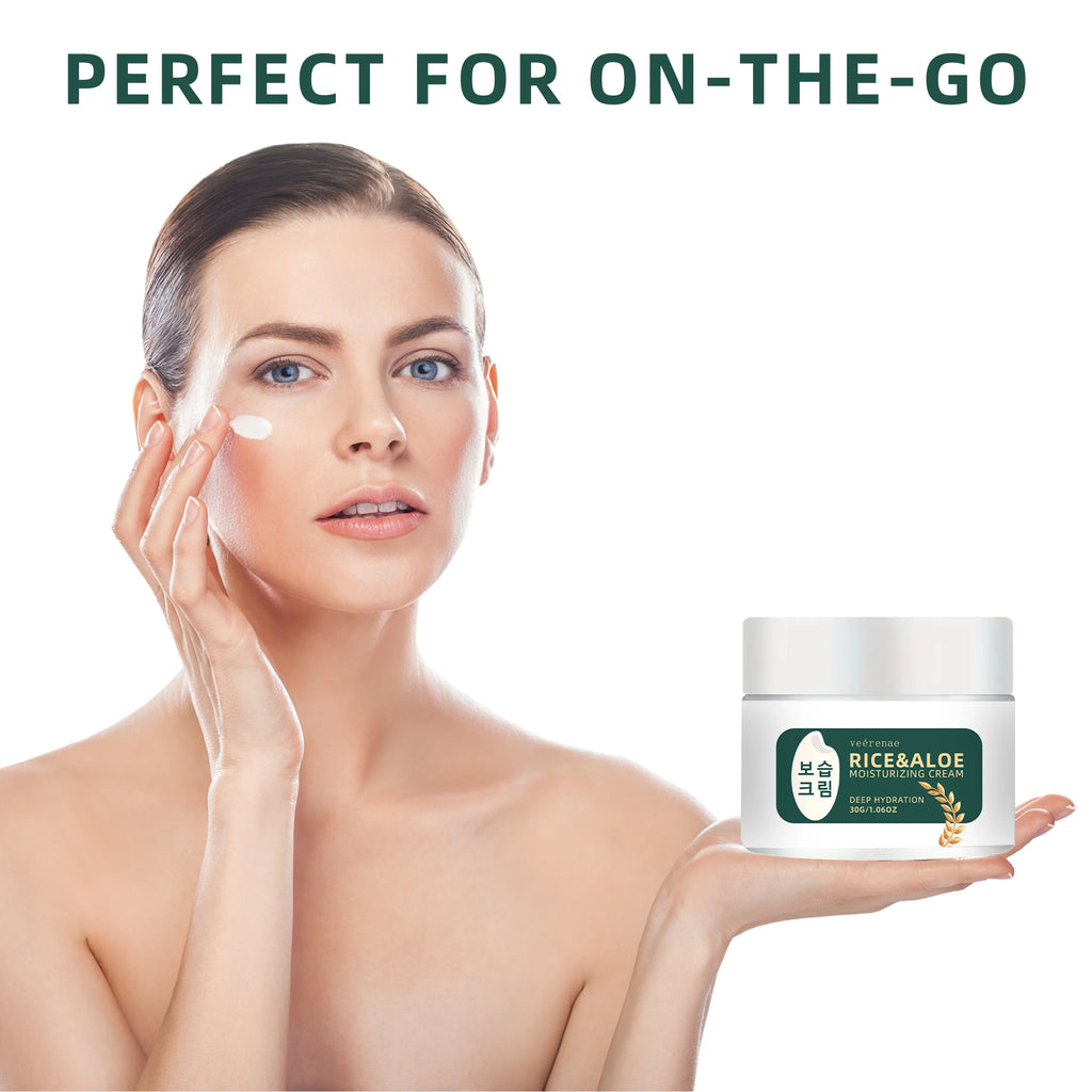 veérenae Rice & Aloe Face Moisturizer – Non-Greasy, All Skin