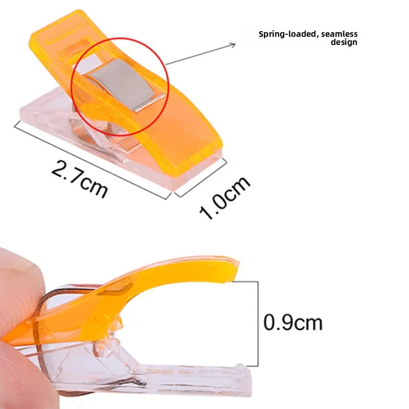 Vibrant Plastic Sewing Clips Colorful Quilt Binding Clamps Ideal Gift for Crafters & Tailors Sewing Supplies Accessories Oasis Select