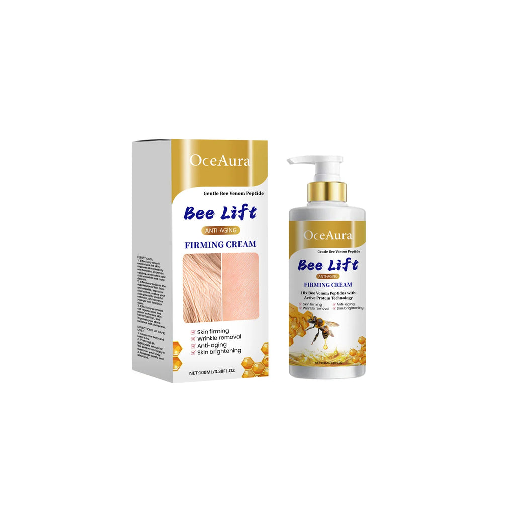 Bee Body Tightening Cream Firming Lifting Reduce Fine Line Enhance Skin Elasticity Rejuvenating Moisturize Collagen Body Lotion Oasis Select 100ml boxed