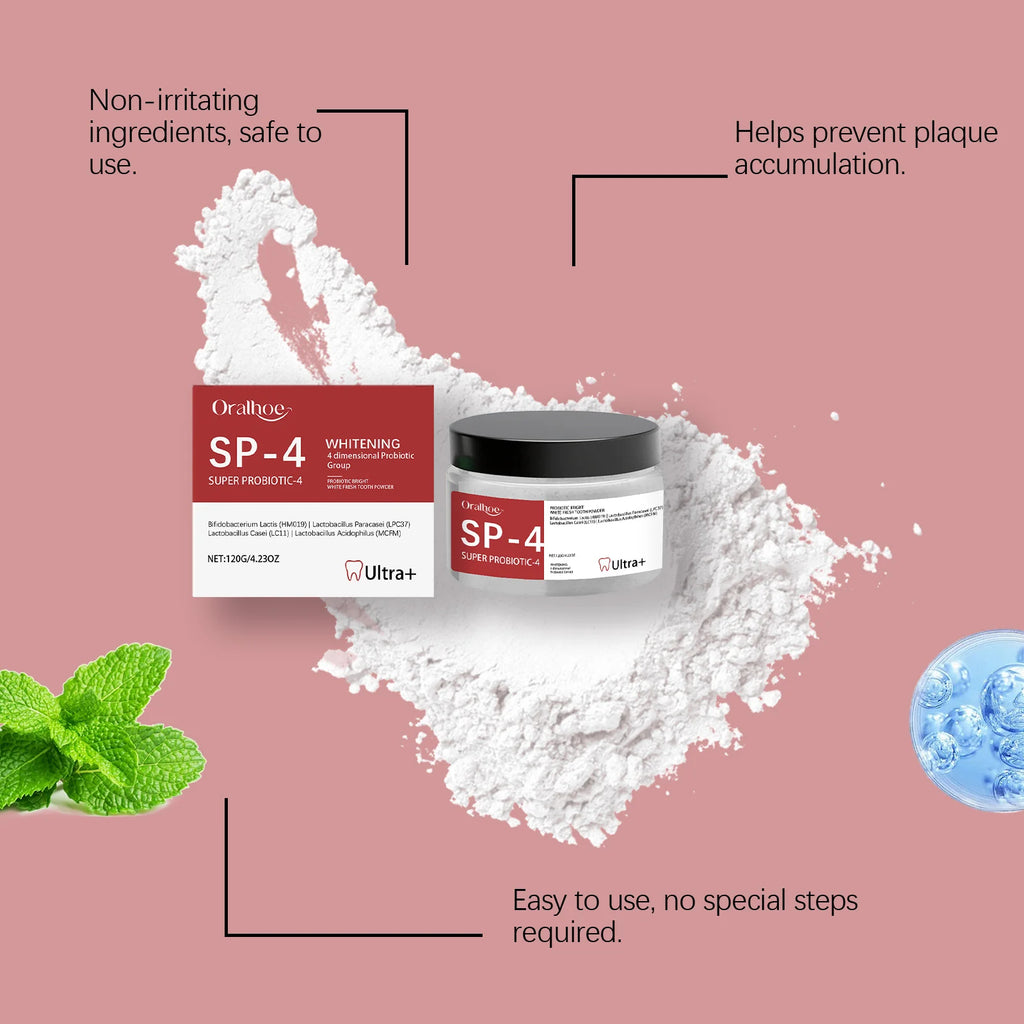 Tooth Whitening Powder - Natural Whitening and Deep Cleaning for Men and Women, Fresh Breath Daily Toothpaste Oasis Select