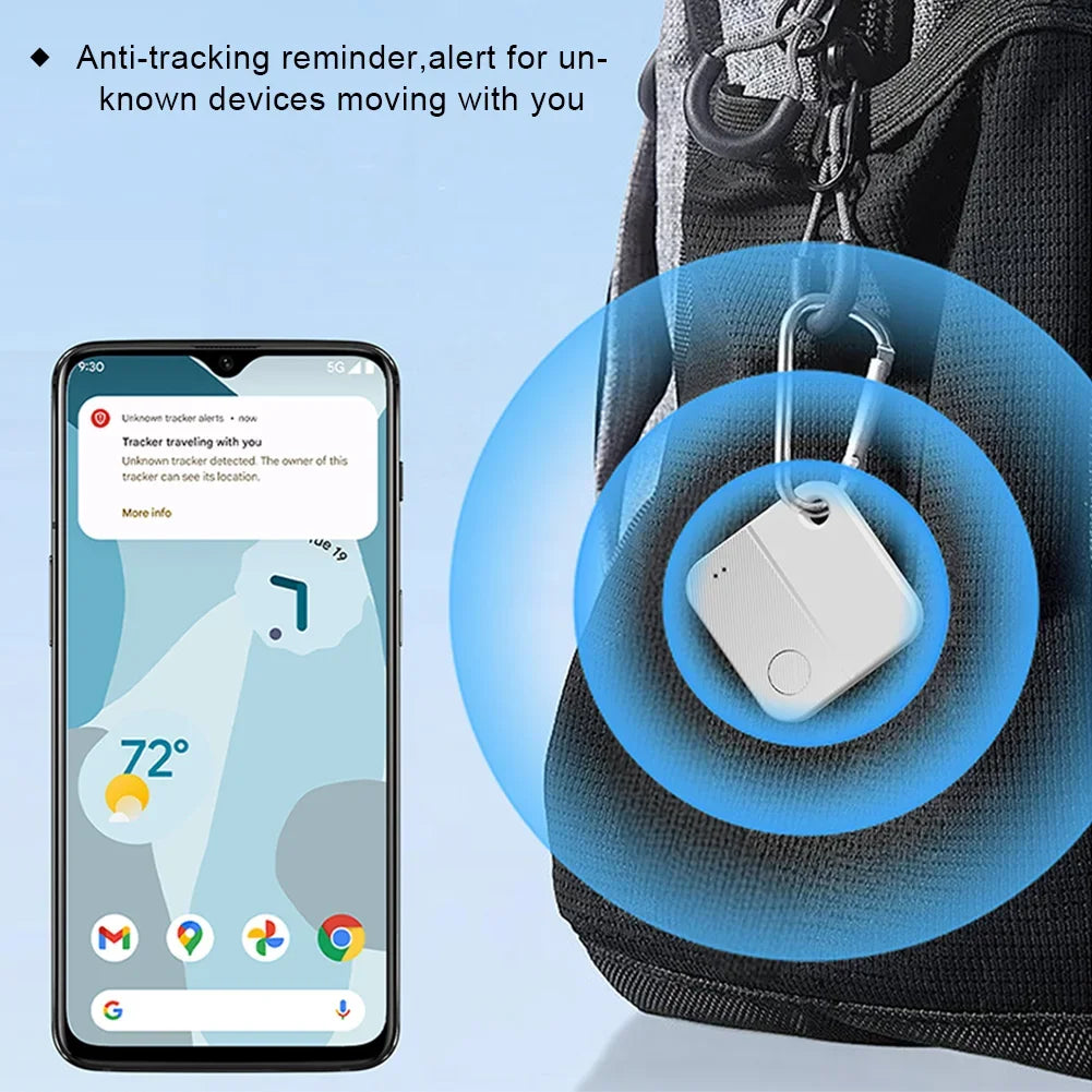 Bluetooth Tracker for Google Find Hub | Key, Pet & Bag Finder