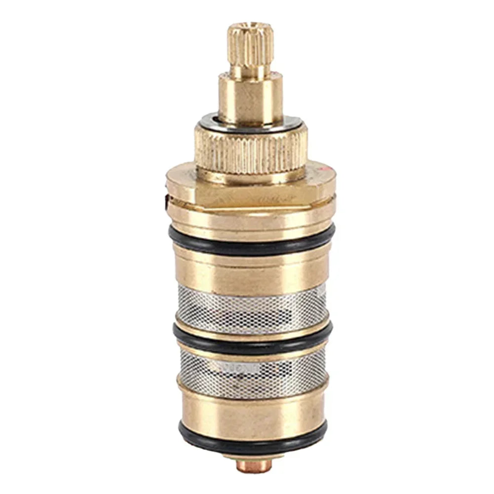 Thermostatic Valve Cartridge Copper for Showers Accurate Temperature Control 35 to 45 Degree with Brass Construction