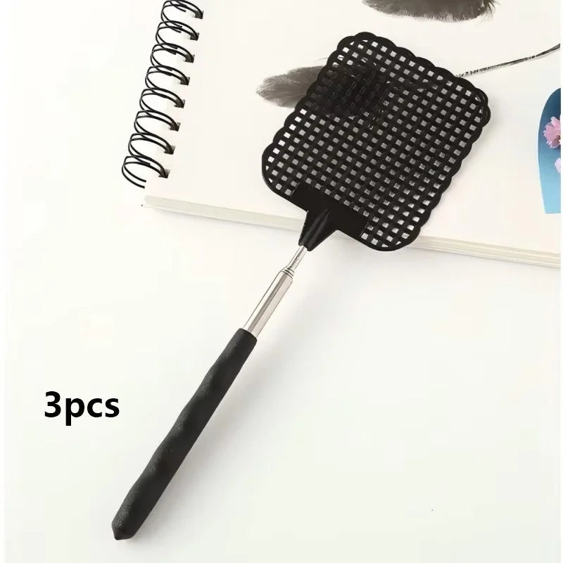 Retractable Fly Swatter – Telescopic Stainless Steel Handle