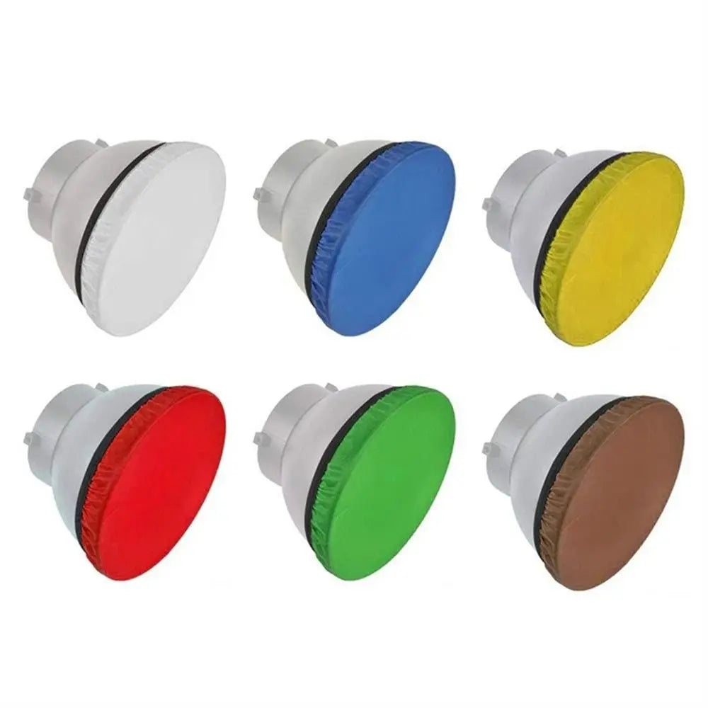 Soft Light Diffuser Sock 7" 18cm Soft Light Protective Cover Studio Strobe Bowen Mount Standard Reflector Photography Flash 55 ° Oasis Select