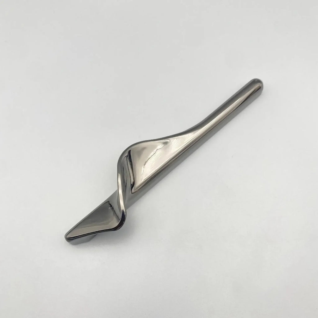 New Zinc Alloy Light Gold Gray Cabinet Door Drawer Handle Cabinet Door Handle Oasis Select 96MM pitch-black