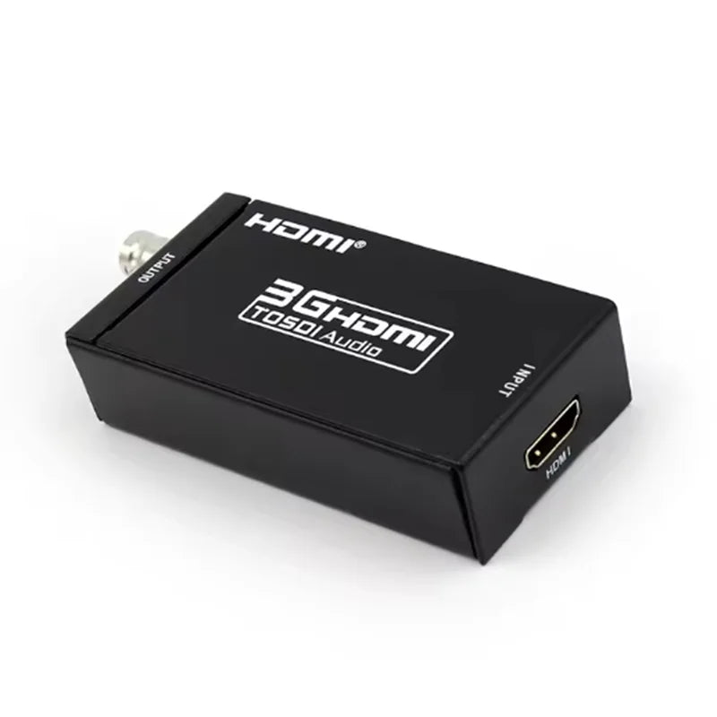 HDMI to SDI Converter SDI to HDMI Audio Video Adapter 720P 1080P HDMI to BNC Support SD HD 3G-SDI for Home Theater Cinema PC Oasis Select