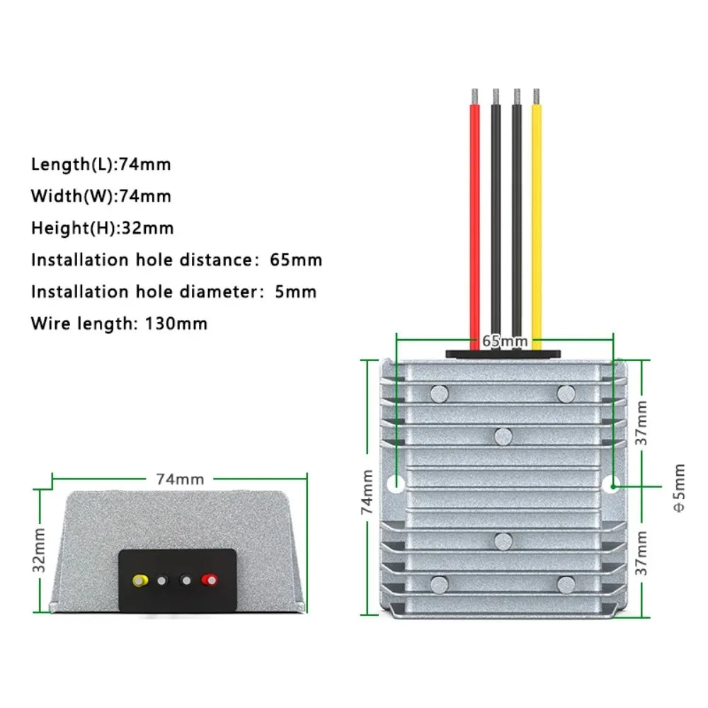 9-36V 24V to 28V 24V 13.8V 19V 5A-12A for 24V dual battery system lead-acid ba Boost/buck converter DC voltage regulator Oasis Select