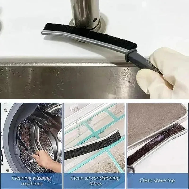 Hard-Bristled Crevice Cleaning Brush Grout Cleaner Scrub Brush Deep Tile Joints Crevice Gap Cleaning Brush Tools Accessories Oasis Select