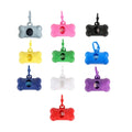 1/2/3/4/10pcs Bone Shaped Pet Garbage Bag Dispenser for Dogs Carrying Cleaning Supplies When Going Out Oasis Select mixed-10pcs