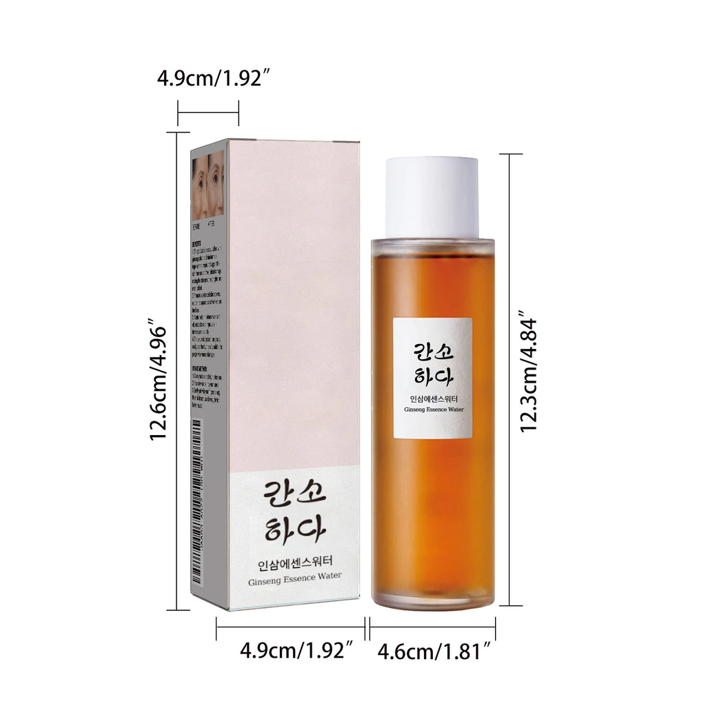 Ginseng Face Essence Moisturize Lighten Fine Line Smooth Restores Dry Dull Skin Brighten Serum Hydrating Facial Care Toner Oasis Select