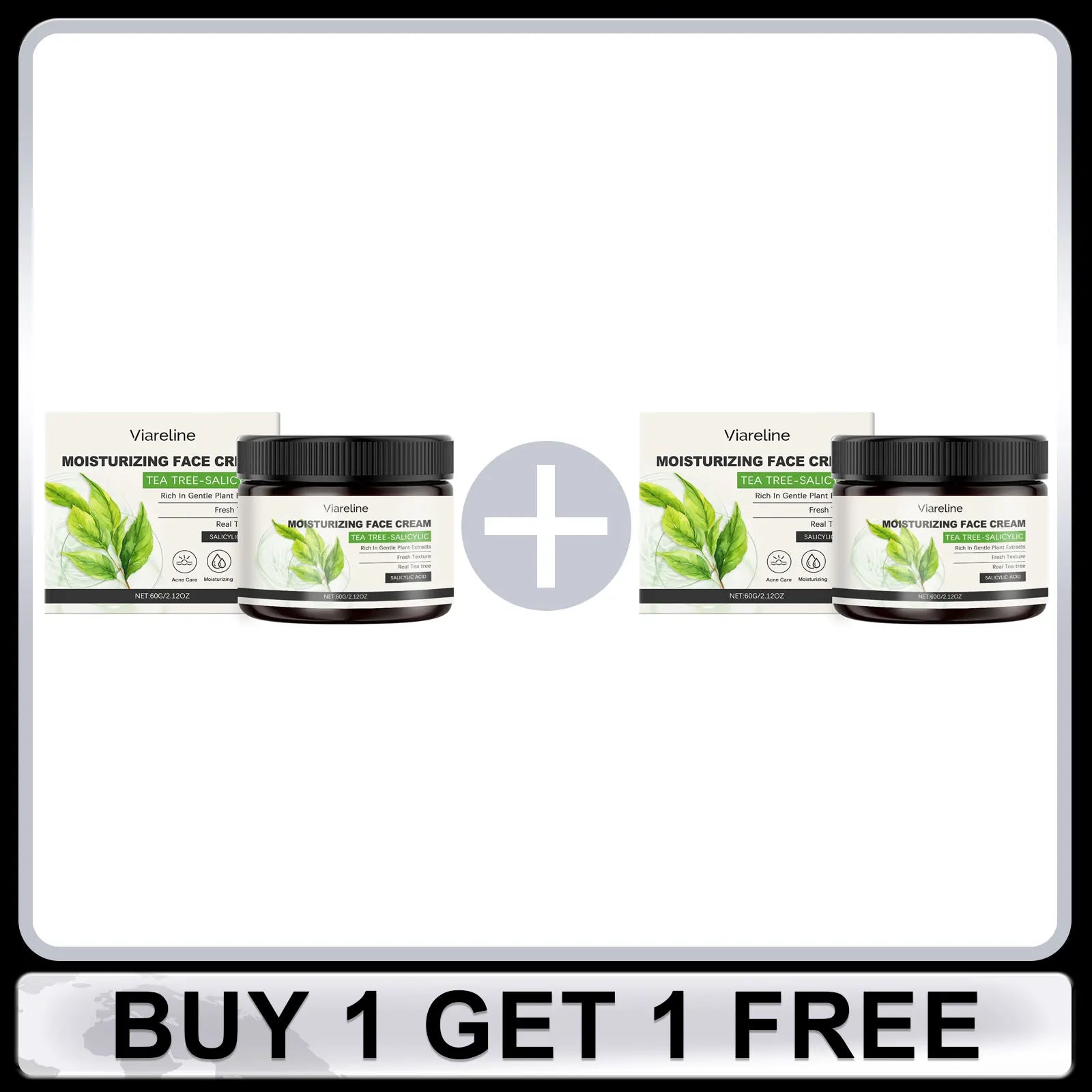 Viareline Salicylic Acid Face Care Set – 4-Piece Skin Kit