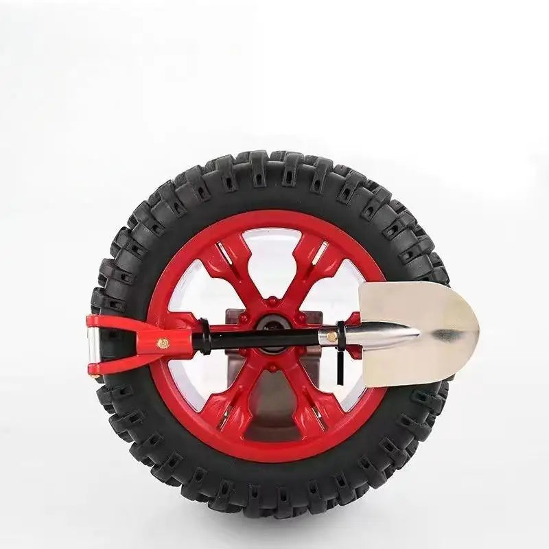 Set High Vis Mini Vehicle Tire Rear Decor; Durable Mini Spare Tire Kit; Easy Install for Extended Travel Oasis Select A4
