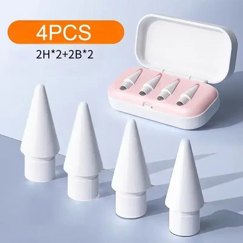 Tip Nibs For Apple Pencil 1st 2nd Accessories Double-Layered iPad Pencil Stylus Palm Refusal Durable Nib Oasis Select 4PCS A