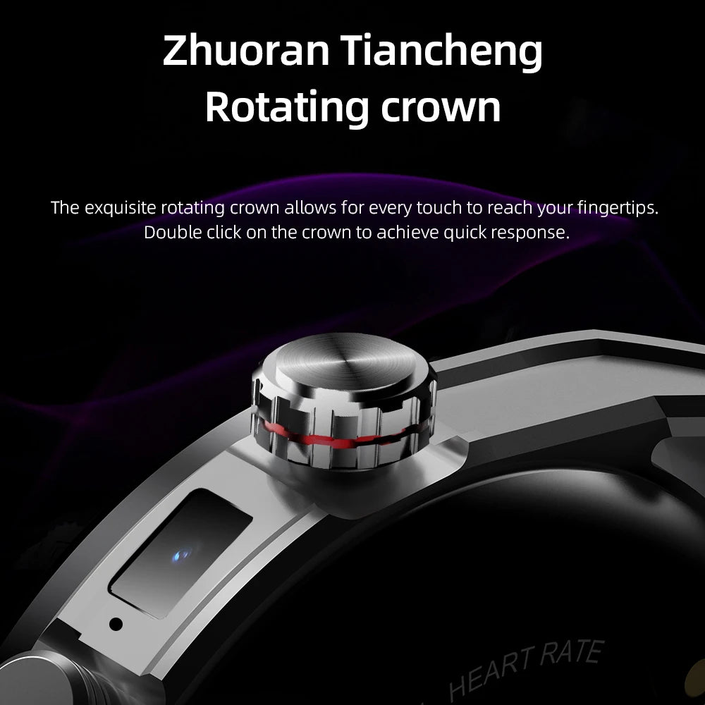 1.43" Smart Watch 4G Call APP Download HD Camera Health Smartwatch Accessible Chat GPS 700mah Battery Voice Assistant Sim Card Oasis Select