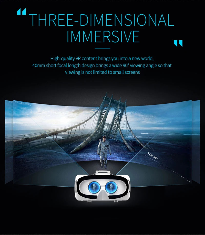 VR Shinecon 3D VR Headset for iPhone & Android Smartphones